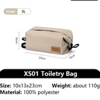 Trousse de Toilette Ultra-Légère – Sac Étanche Grande Capacité pour Voyage et Camping