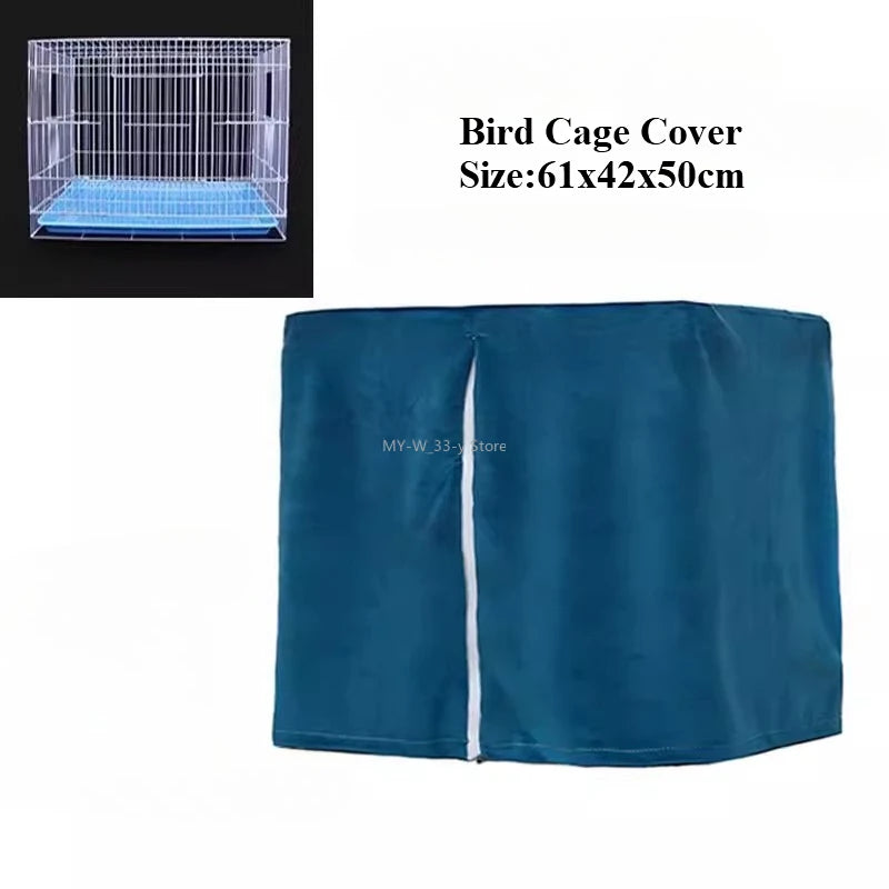 Housse de Cage à Oiseaux Respirante Anti-Éclaboussures – Pare-Soleil pour Perroquet, Protection Cage