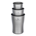 Tasse en titane monocouche ultralégère Mug bière, café, thé pour camping, pique-nique & maison