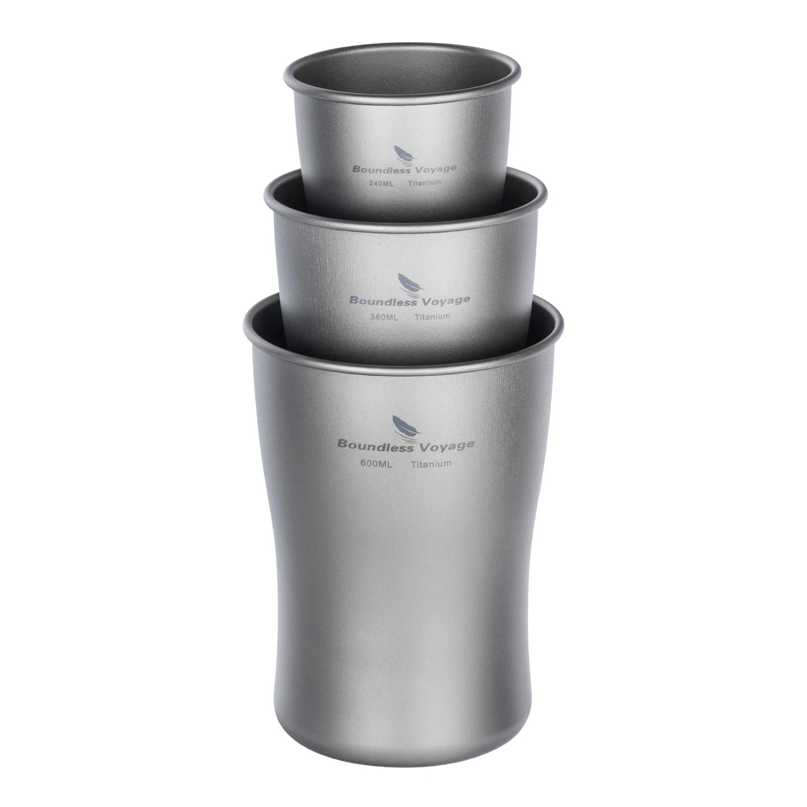 Tasse en titane monocouche ultralégère Mug bière, café, thé pour camping, pique-nique & maison