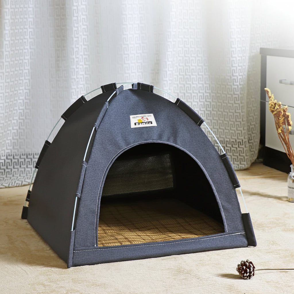 Tente-Lit Amovible pour Chat et Chien – Maison Semi-Fermée, Panier Sofa, Décoration Intérieure
