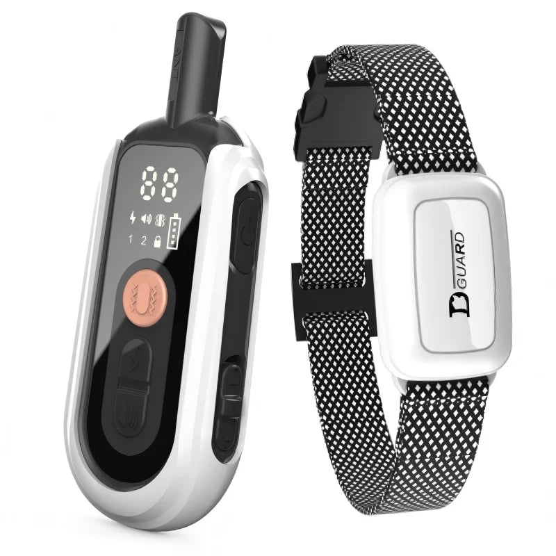 Collier de Dressage Électrique Étanche pour Chien – Télécommande, Rechargeable, Anti-Aboiement, Toutes Tailles