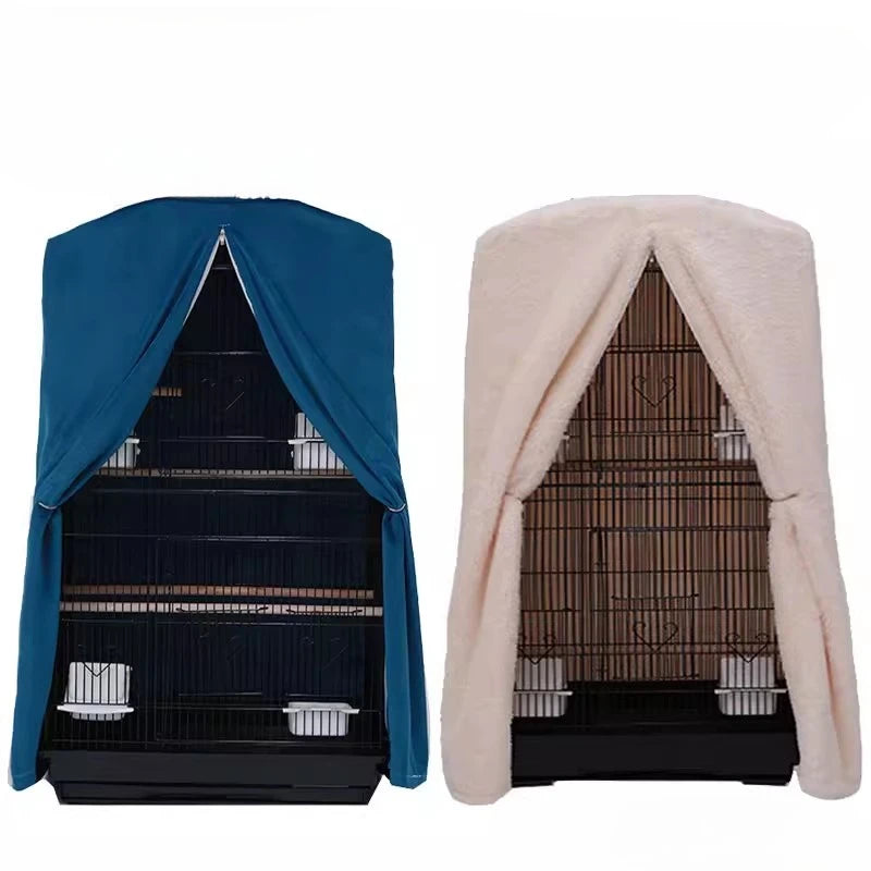 Housse de Cage à Oiseaux Respirante Anti-Éclaboussures – Pare-Soleil pour Perroquet, Protection Cage