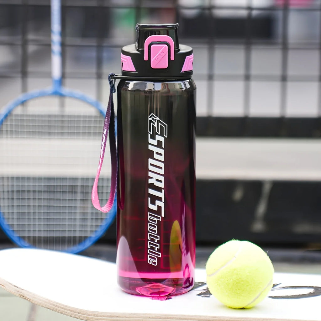 Gourde de Sport 1L avec Paille – Plein Air, Fitness