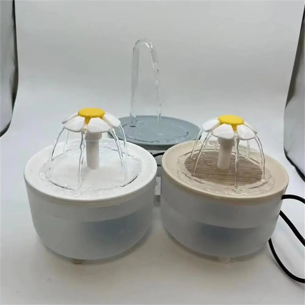 Fontaine à eau silencieuse 1,2L pour chats et animaux – Filtre automatique, USB électrique, bol distributeur à circulation continue