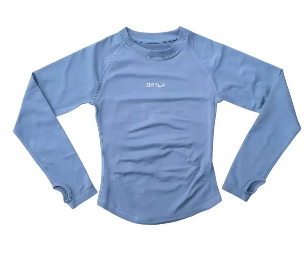 Haut de yoga sans coutures à manches longues pour femmes, t-shirt de compression amincissant, séchage rapide, respirant, élastique, pour la salle de sport, la course et l'entraînement