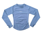 Haut de yoga sans coutures à manches longues pour femmes, t-shirt de compression amincissant, séchage rapide, respirant, élastique, pour la salle de sport, la course et l'entraînement