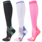 chaussettes de Compression hommes femmes chaussettes pour courir, cyclisme, Football