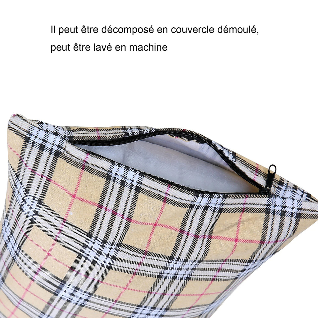 Oreiller de Camping – Oreiller de Voyage Pliant en Coton, Léger et Portable avec Housse pour Camping et Randonnée