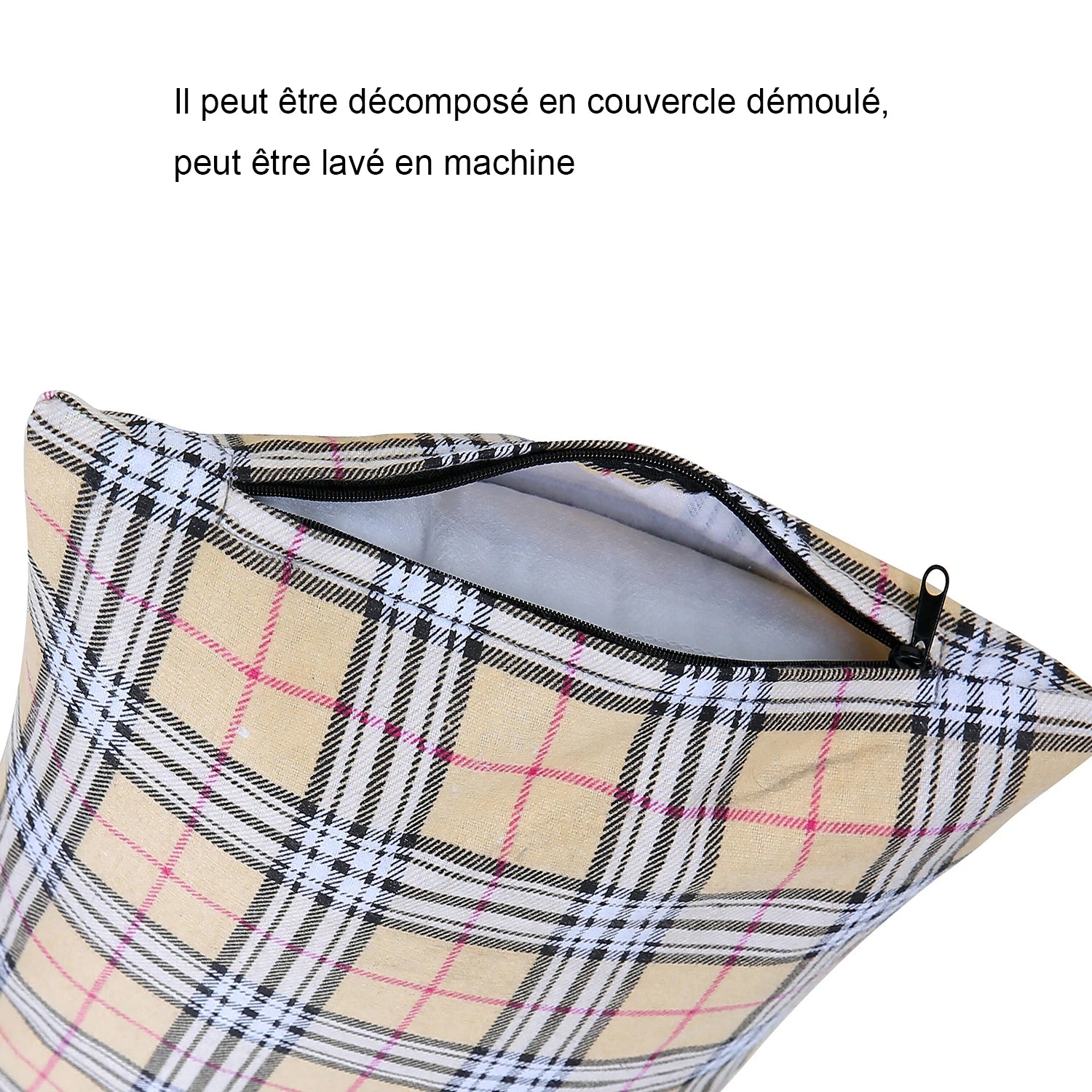 Oreiller de Camping – Oreiller de Voyage Pliant en Coton, Léger et Portable avec Housse pour Camping et Randonnée