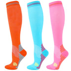 chaussettes de Compression hommes femmes chaussettes pour courir, cyclisme, Football