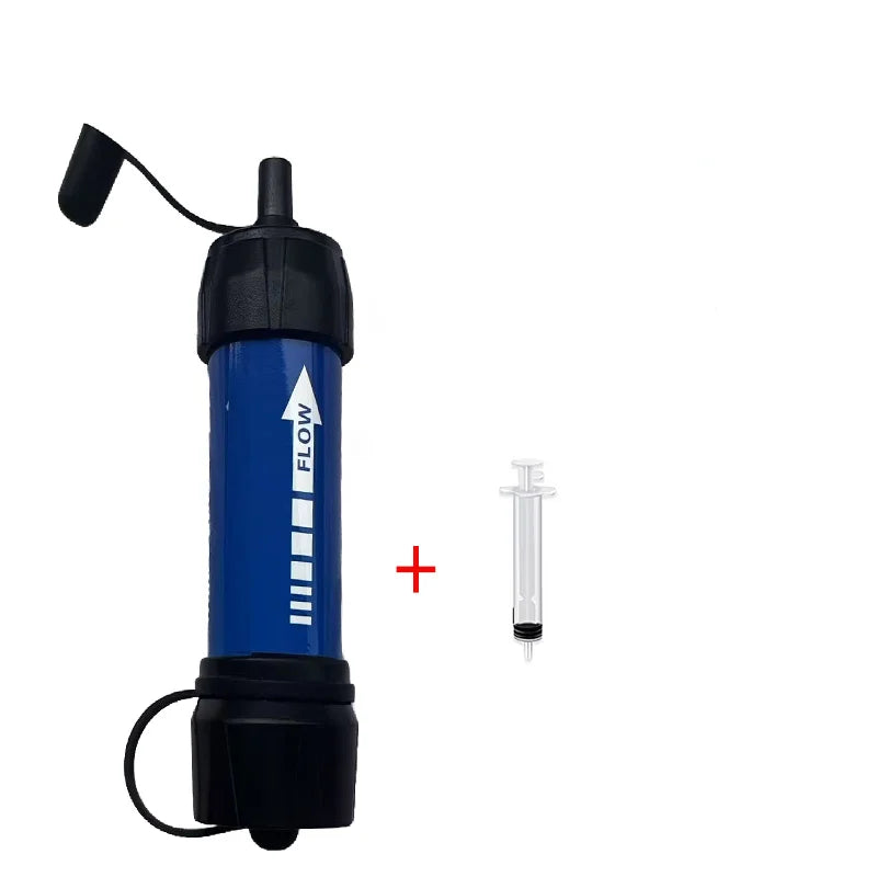 Paille Filtrante pour Camping – Légère, Multicolore, Idéale pour Randonnée, Pêche et Urgence