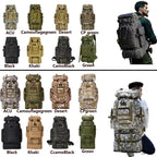 Sac à Dos Alpinisme 80L/100L – Tactique, Grande Capacité, Randonnée, Camping, Voyage
