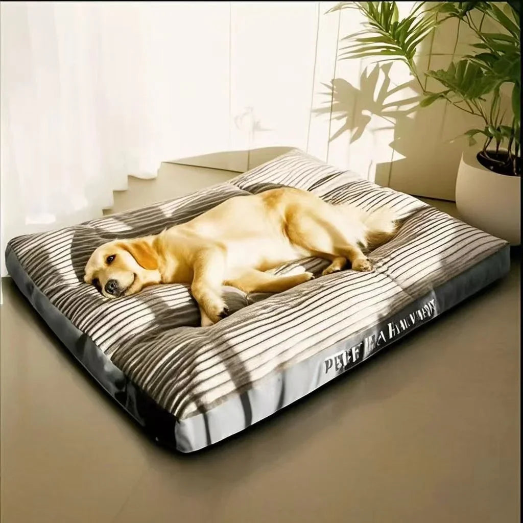 Tapis Canapé Velours Côtelé pour Grand Chien – Épais, Ultra-Doux, Lavable, Taille XL à XXXL
