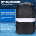 Housse de pluie pour sac à dos 20L 30L 40L 50L 60L – Imperméable, tactique, pour camping, randonnée, escalade