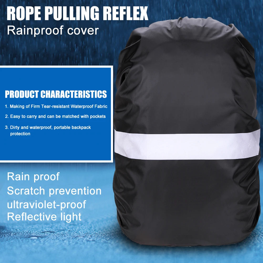 Housse de pluie pour sac à dos 20L 30L 40L 50L 60L – Imperméable, tactique, pour camping, randonnée, escalade