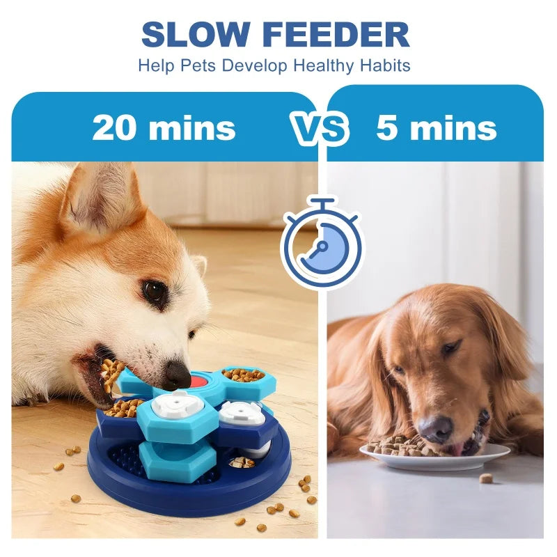 Jouet Puzzle Alimentaire pour Chien – Gamelle Anti-Ennui à Étages