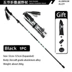 Bâtons de Randonnée Télescopiques Ultralégers Pliables – Nordic Walking & Trekking 32-125 cm