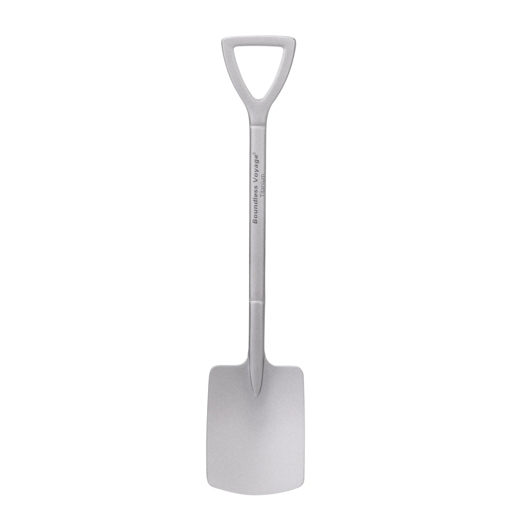Cuillère en Titane en Forme de Mini Pelle – Dessert, Glace & Fruits – Légère & Originale