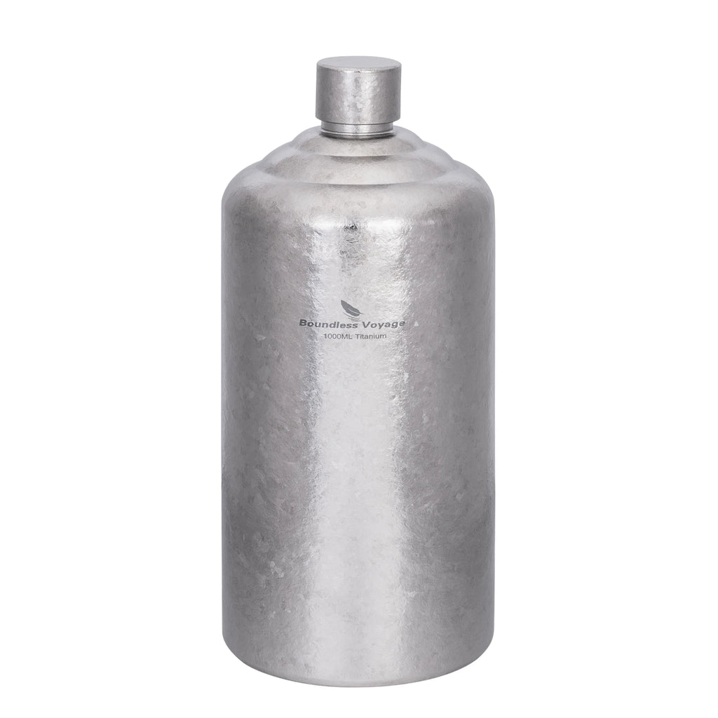 Bouteille en Titane – Bouteille Étanche Portable pour Eau,Whisky, Spiritueux, Voyage & Camping