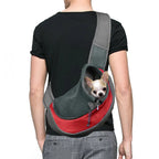 Sac Bandoulière Respirant en Maille pour Chat et Chien – Transport Portable, Style Fashion