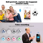 Mini Traceur GPS Patte de Chien – Dispositif Anti-Perte Intelligent pour Chat, Chien, Enfant et Senior, Accessoire Collier