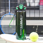 Gourde de Sport 1L avec Paille – Plein Air, Fitness