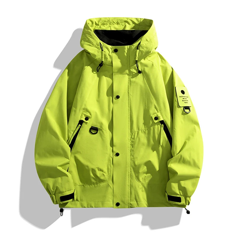 Veste de Randonnée Imperméable Homme Femme – Coupe-Vent, Camping, Pêche, Trek, Printemps Été