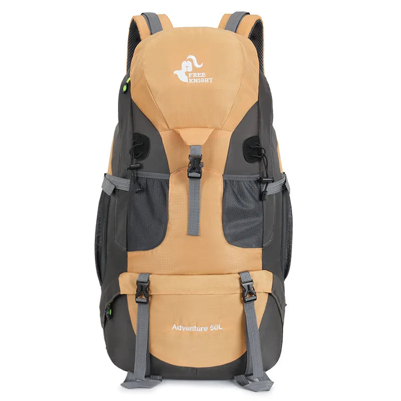 Sac à Dos Randonnée Imperméable 50L – Polyester, Multifonction, Unisexe, Trekking Camping Escalade