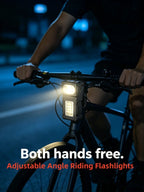Lampe de Poche COB LED Rechargeable 8 Modes – Rotation 180°, Mini EDC Imperméable IPX45, Idéale Réparation Auto et Urgences