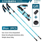 Bâtons de Randonnée Télescopiques Ultralégers Pliables – Nordic Walking & Trekking 32-125 cm