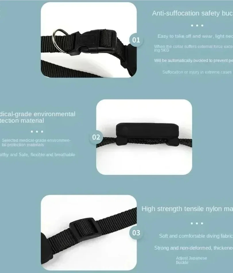 Collier Traceur GPS Bluetooth pour Animal – Mini Tracker Anti-Perte pour Chat et Chiot, Localisation Mondiale à Distance