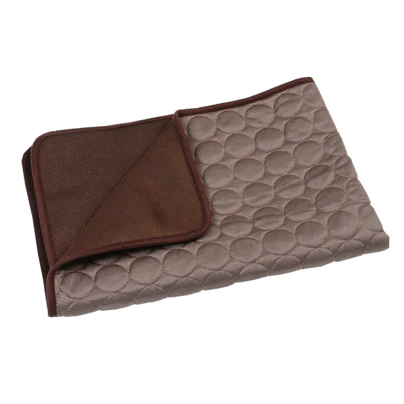 Tapis Rafraîchissant Été pour Chat et Chiot – Couverture Respirante en Maille pour Animaux, Chaton, Lit et Accessoires