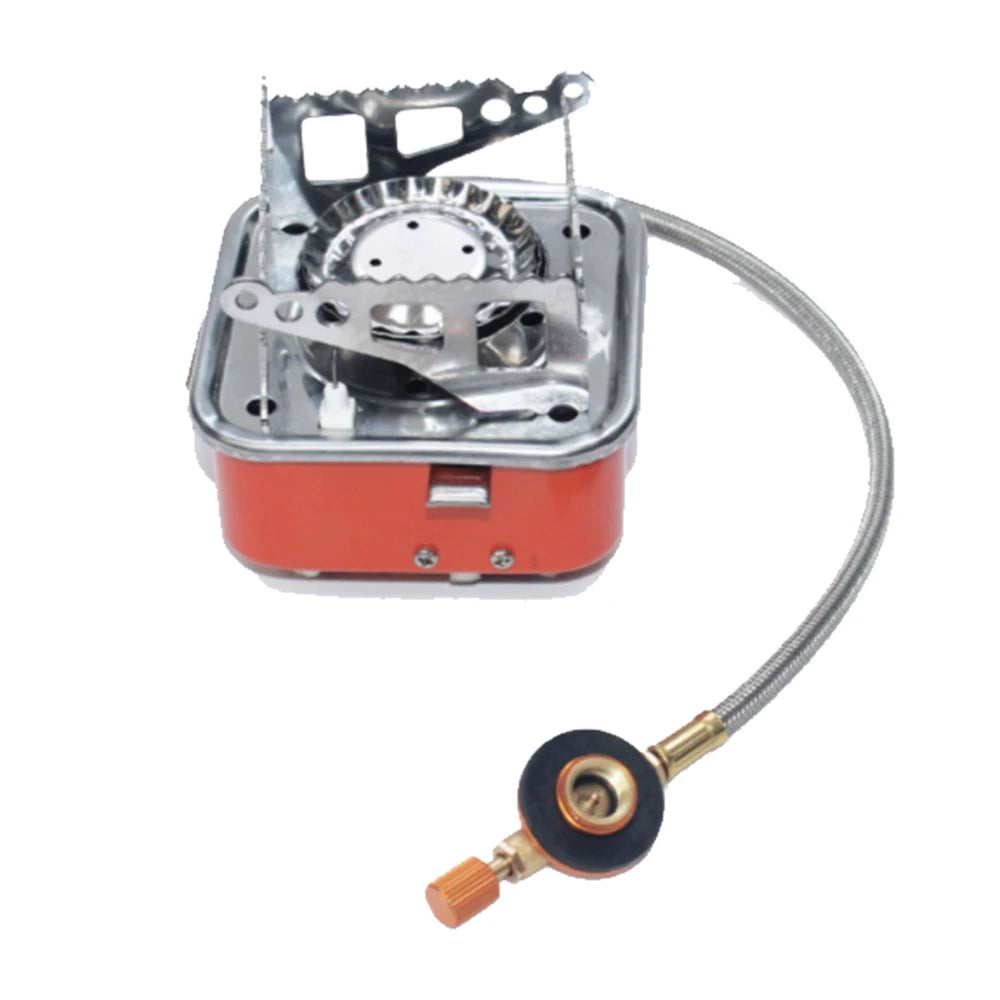 Réchaud à Gaz Camping – Brûleur Portable Ultraléger Coupe-Vent 2800W pour Randonnée et Cuisine en Plein Air