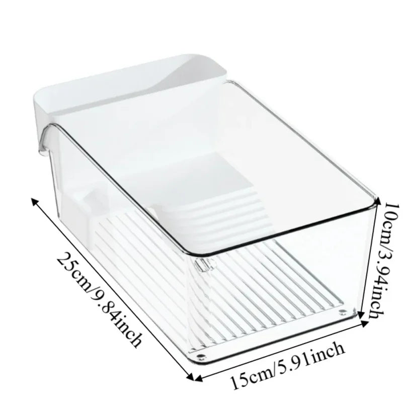 Terrarium Transparent pour Tortue – Séparation Sec/Humide avec Zone de Bain de Soleil et Plateforme d'Escalade en Plastique