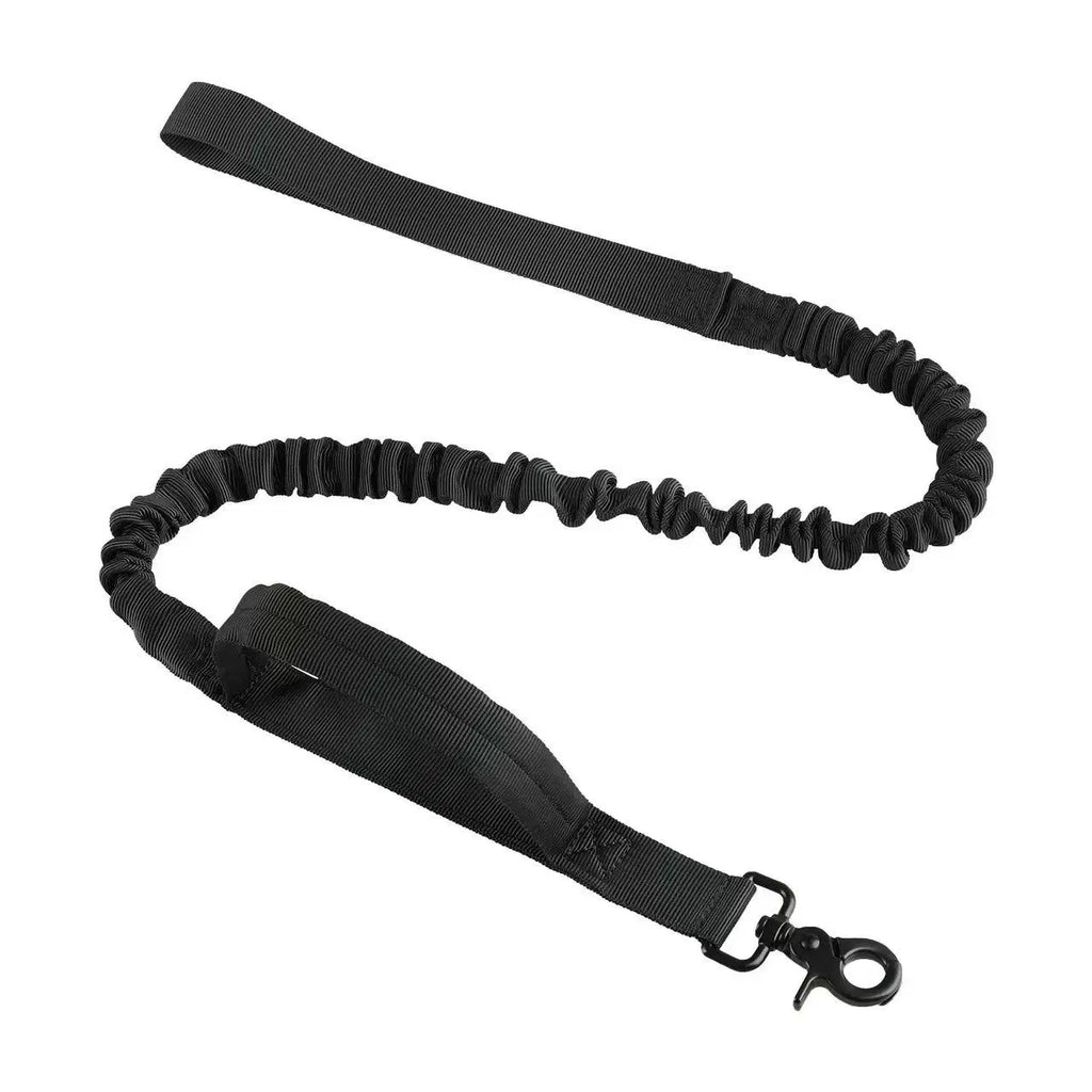 Laisse de Course pour Chien – Ceinture Lombaire avec Sac, Laisse Élastique Rétractable, Réfléchissante, Nylon