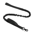 Laisse de Course pour Chien – Ceinture Lombaire avec Sac, Laisse Élastique Rétractable, Réfléchissante, Nylon