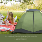 Tente Dôme 2 Personnes Imperméable  Ultra-Légère, Résistante au Vent, Portable, Randonnée & Camping