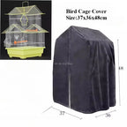 Housse de Cage à Oiseaux Respirante Anti-Éclaboussures – Pare-Soleil pour Perroquet, Protection Cage