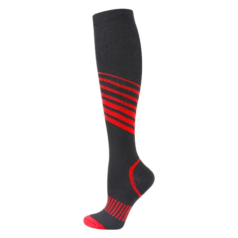 Chaussettes de Compression pour Course à Pied, Cyclisme, Football, Varices, 20-30mmhg