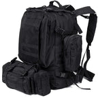 Sac à Dos Tactique 55L Molle – Nylon Haute Capacité pour Camping, Randonnée, Chasse et Voyage