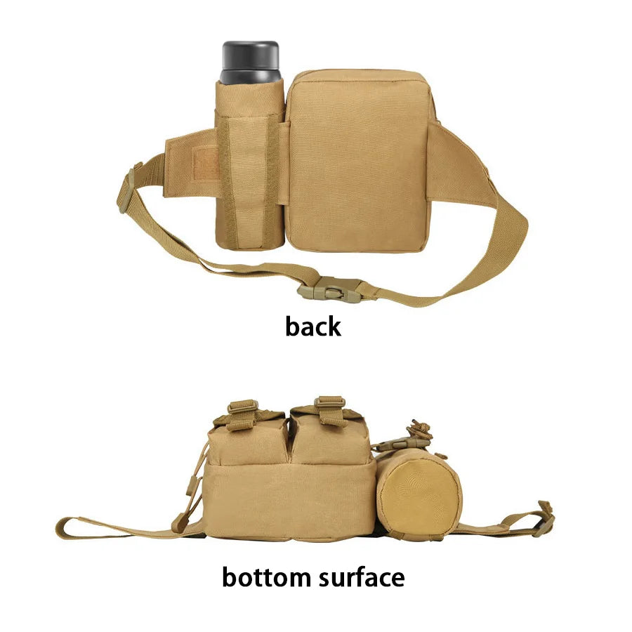 Sac Banane Sport avec Porte-Gourde Détachable – Alpinisme, Camping & Randonnée | GEXIKE
