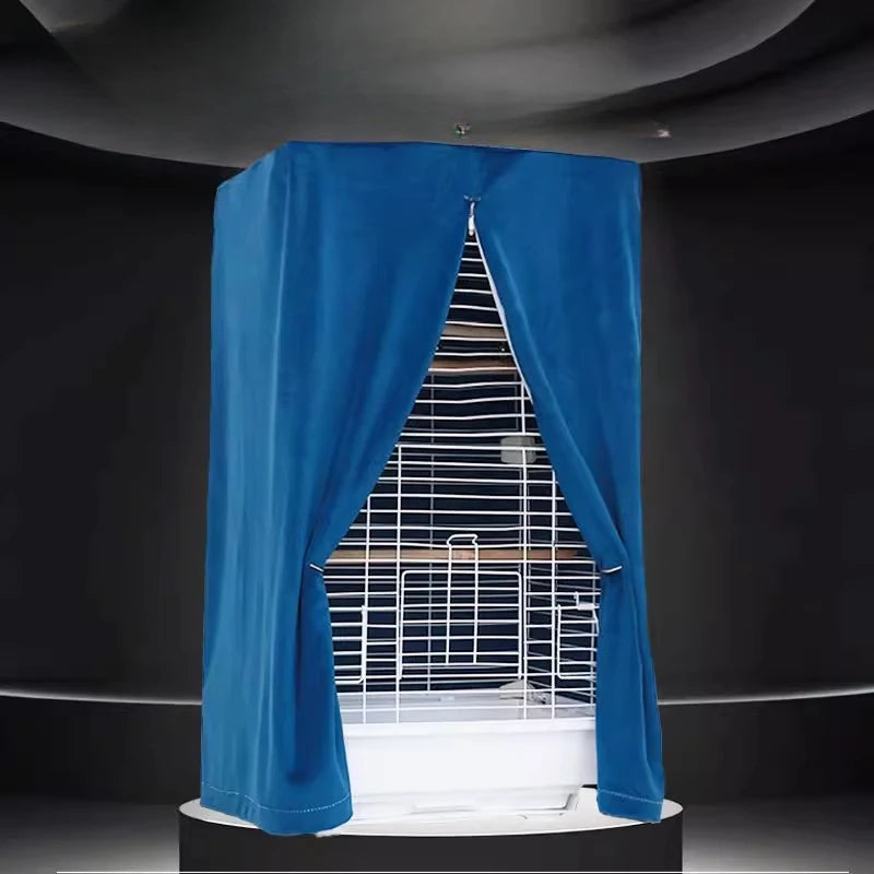 Housse de Cage à Oiseaux Respirante Anti-Éclaboussures – Pare-Soleil pour Perroquet, Protection Cage