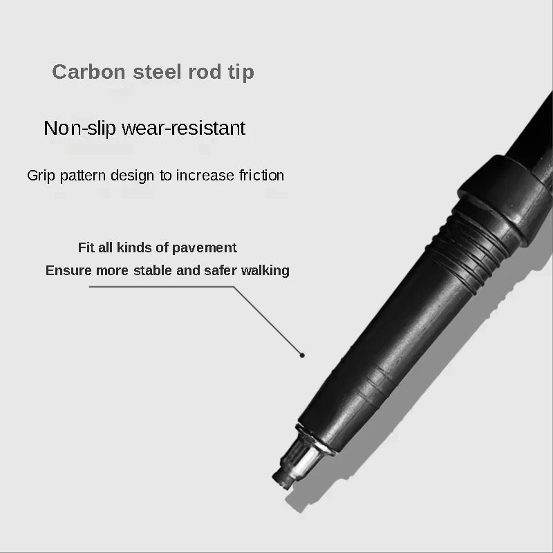 Bâton de Randonnée Télescopique Ultra-Léger 135 cm – Aluminium, Anti-Choc, Alpinisme & Trekking