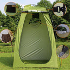 Tente Vestiaire et Douche Portable 180 cm – Intimité Camping, Vélo, Plage, Toilettes