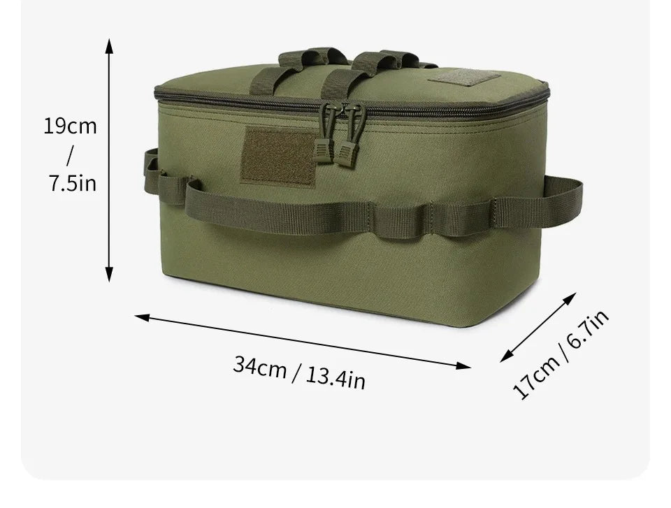 Sac de Rangement pour Bouteille de Gaz de Camping – Grande Capacité, Sac à Outils pour Piquets et Kit Pique-Nique