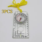 Règle Boussole Militaire Multifonction – Orientation, Carte, Survie – Randonnée, Camping, Chasse