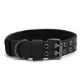 Collier Tactique Militaire pour Chien – Nylon Robuste, Réglable, pour Chiens Moyens et Grands