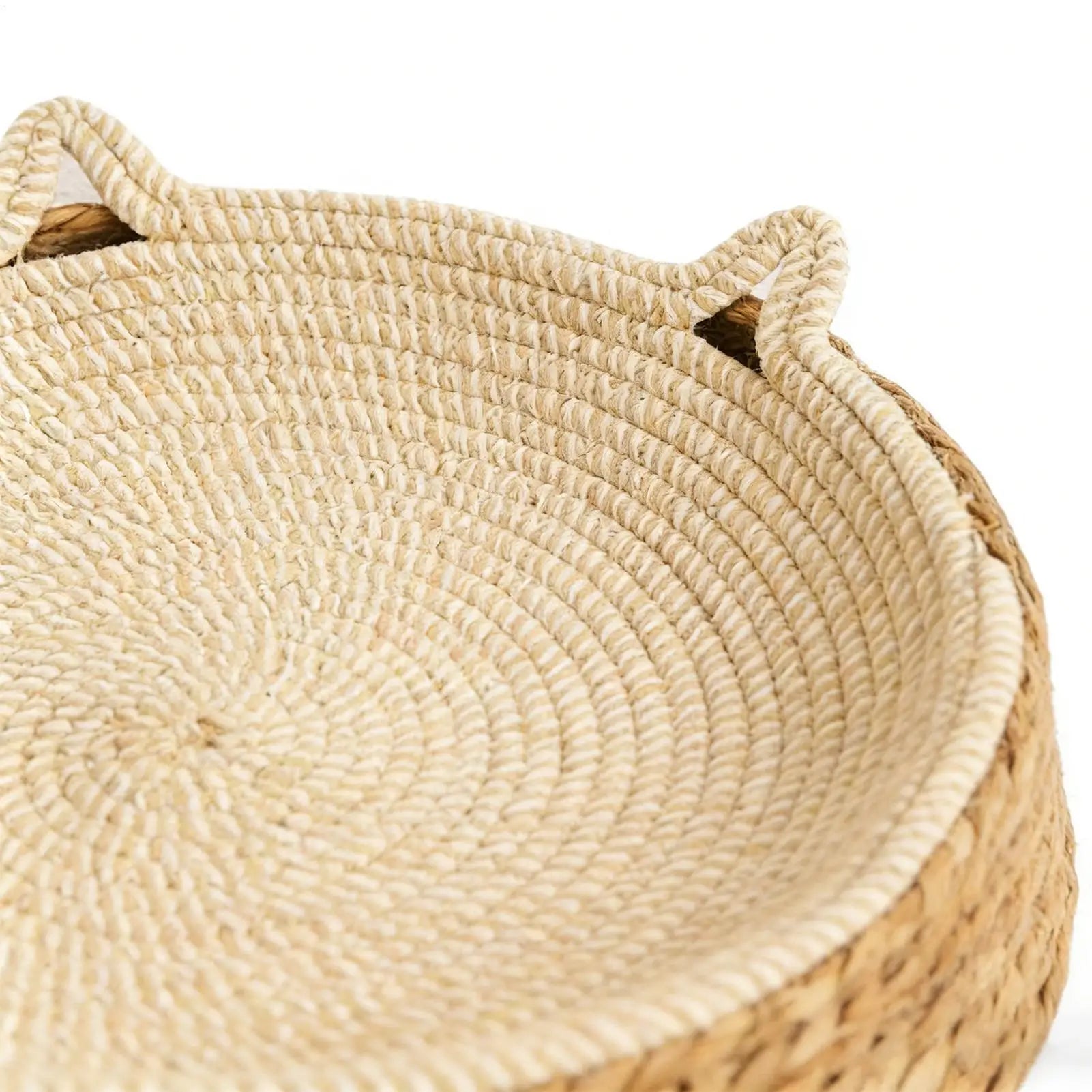 Lit Griffoir Rond pour Chat en Corde de Coton – Respirant, Résistant, Style Boho – Accessoire Maison