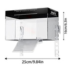 Zone de Bain de Soleil pour Tortue avec Rampe – Plateforme sur Aquarium, Repos Reptile, Habitat Tortue